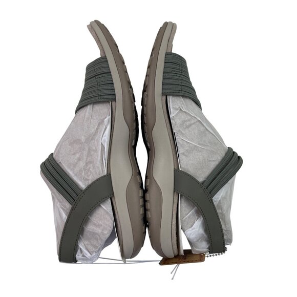 Skechers Womens Size 11 Olive Green Reggae Slim Coffee Run Sandals Stretch Fit - Picture 9 of 14